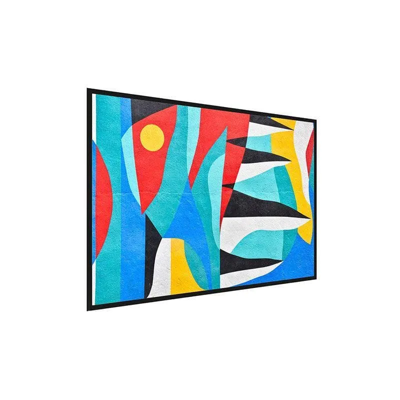 Contemporary Canvas Wall Painting - Black Frame media 3