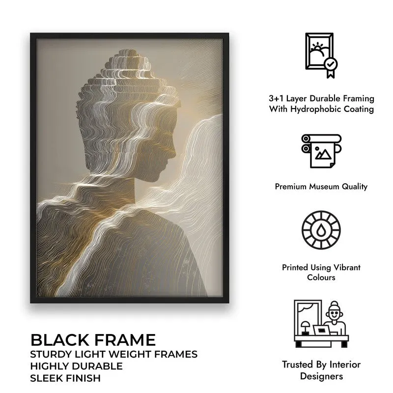 Ascending Buddha Of Inner Light With Black Frame media 9