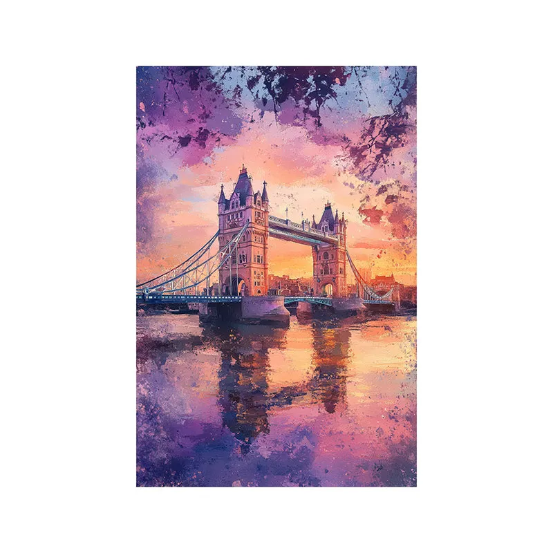 Tower Bridge Colors Wall Painting media 4