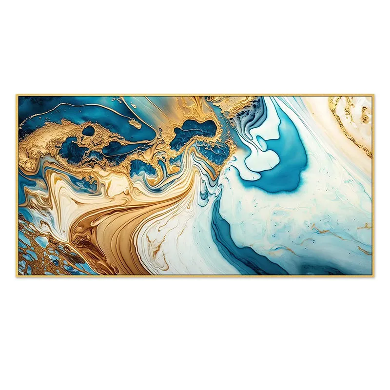 Oil Spill Swirls Canvas Wall Painting media 3