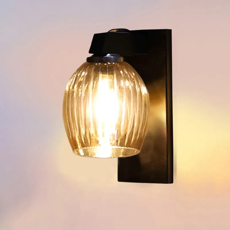 Vintage Glow Stripes Glass Wall Lamp media 7