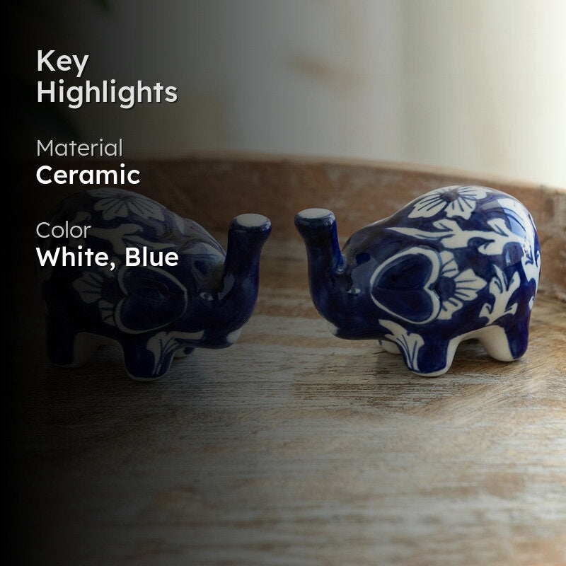 Floral Tusks Salt & Pepper Shakers media 2