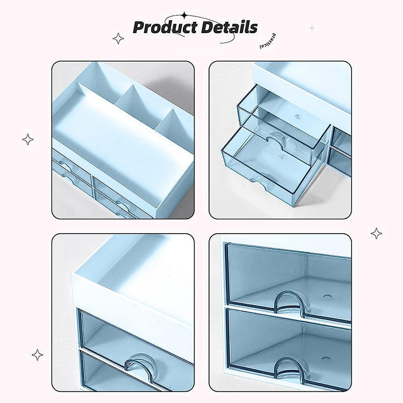 Cubby Buddy Plastic Stationery Organiser - Blue media 5
