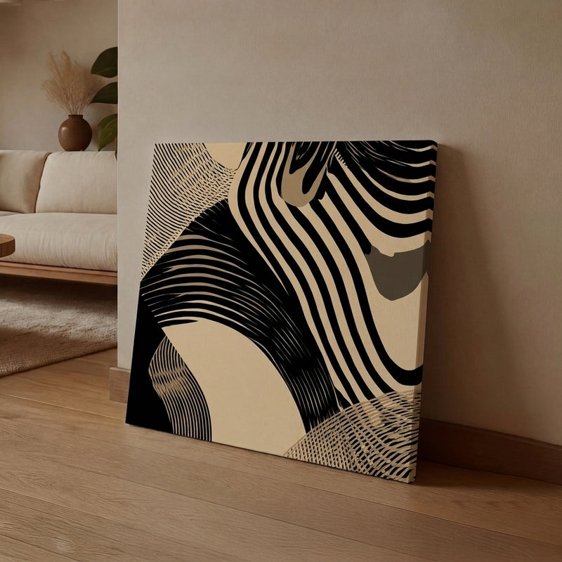 Line Symphony Canvas Wall Art