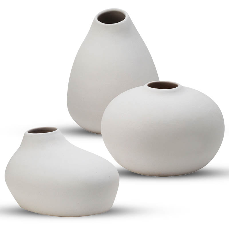 Angelic Vases (White) - Set Of Three media 4