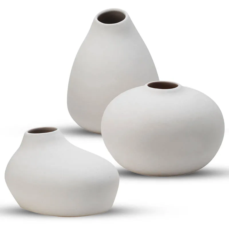 Angelic Vases (White) - Set Of Three media 4