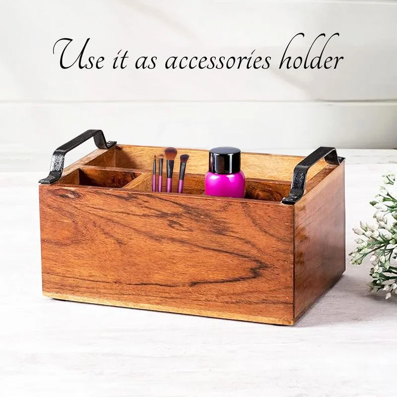 Timberly Wooden Cutlery Holder media 3