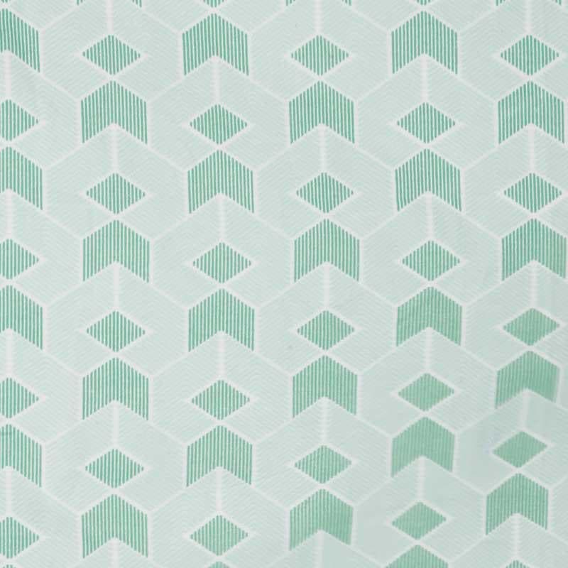 Miniature Mosaic - Turquoise Microfiber Bedsheet - 300 GSM media 5