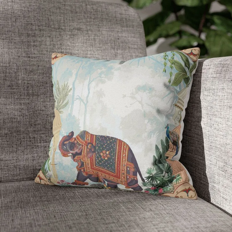 Rajkalin Haathi Yatra Cushion Cover - Set Of Five media 4
