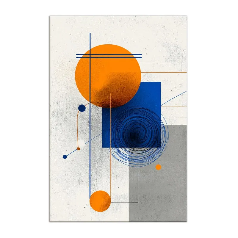 Modern Shape Harmony Canvas Wall Art media 3