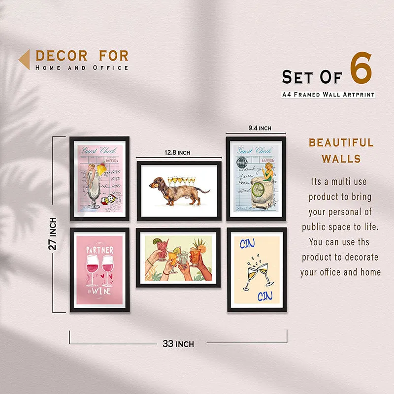 Comfort In Frame Wall Art - Set Of Six media 6