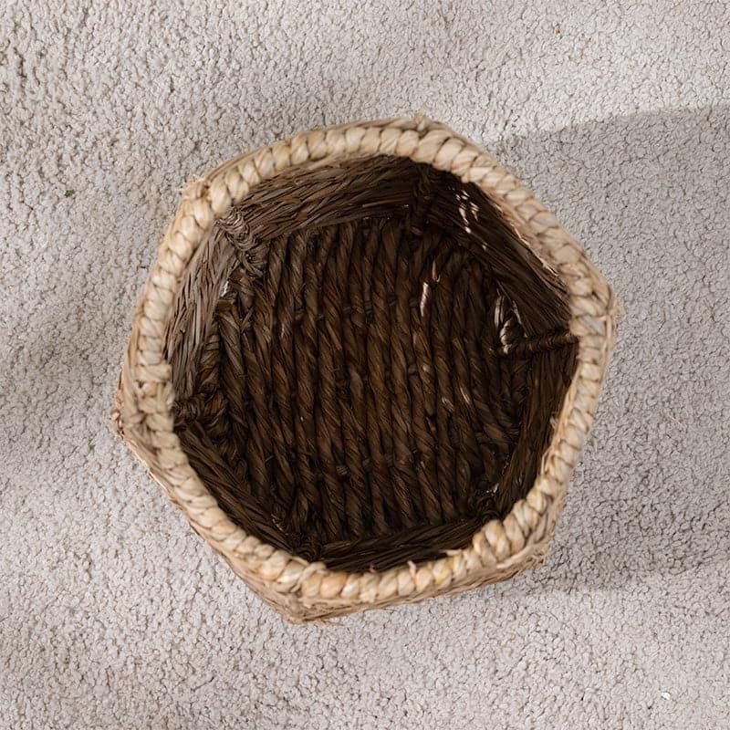 Boruna Natural Fiber Storage Basket - Brown media 4