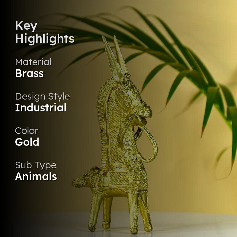 Ethnic Festive Horse Showpiece media 2