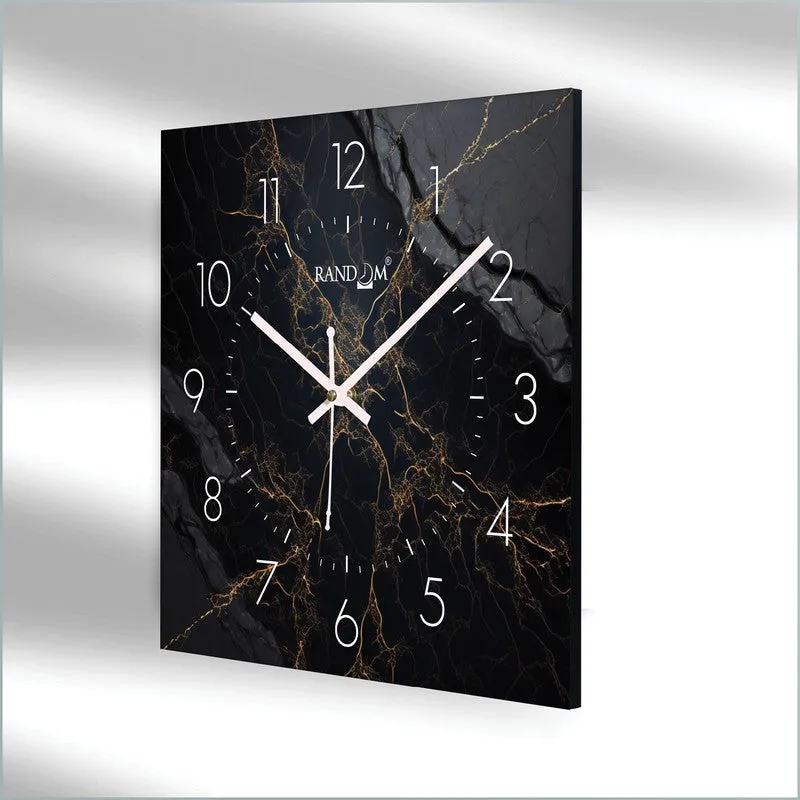 Velora Analog Wall Clock - Black media 5