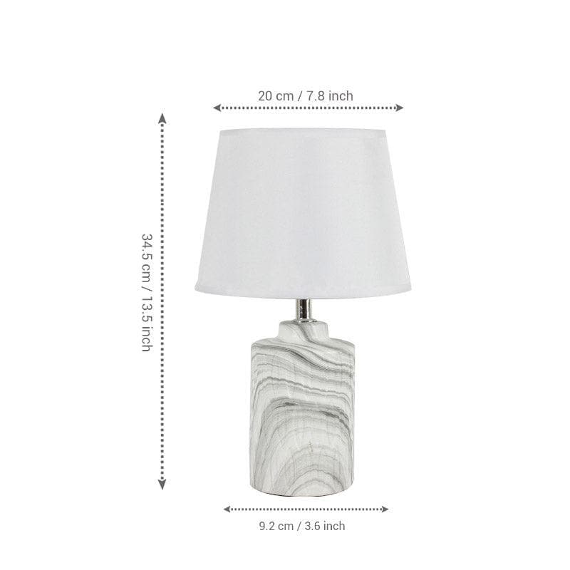 Hedy Ceramic Table Lamp - Grey media 5