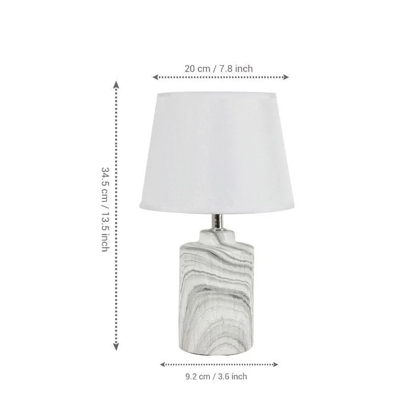 Hedy Ceramic Table Lamp - Grey media 5