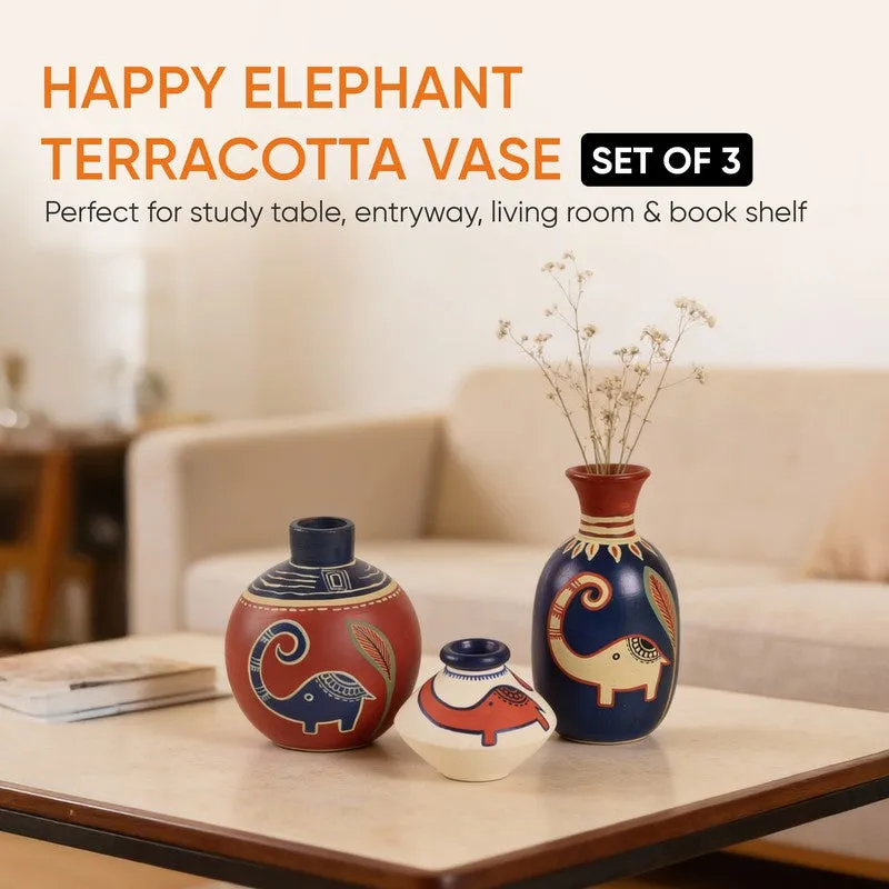 Rebo Elephant Vase - Set Of Three media 4