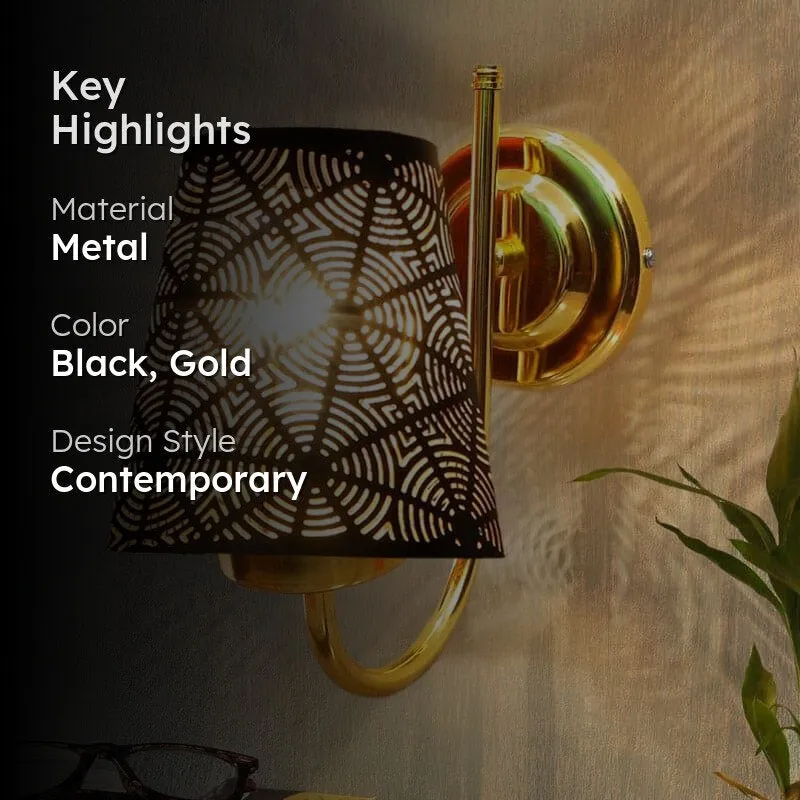 Galora Tindara Empire Metal Wall Lamp media 2