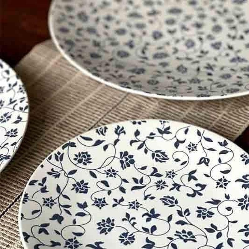 Pop Of Blue Dinner Set - 21 Piece Set image 3