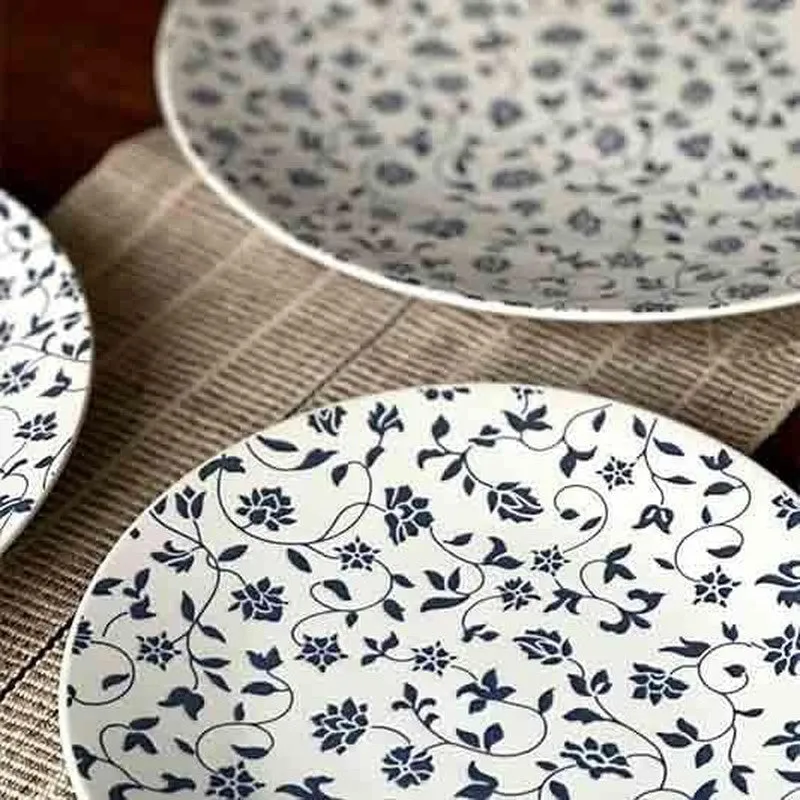 Pop Of Blue Dinner Set - 21 Piece Set media 3