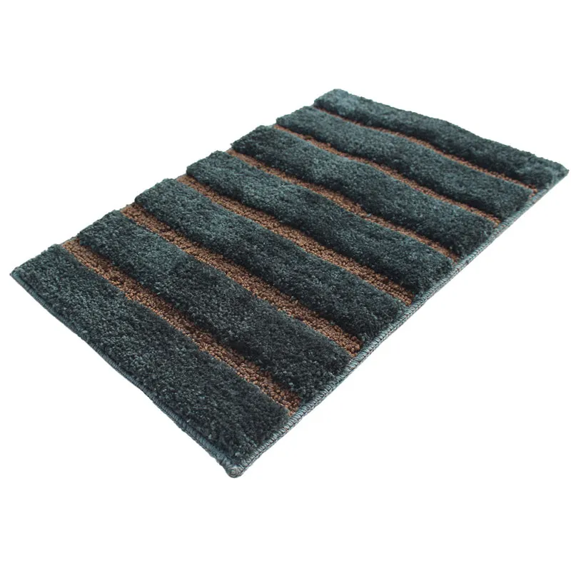 Ridge Soft Microfiber Bath Mat - Olive Green media 3