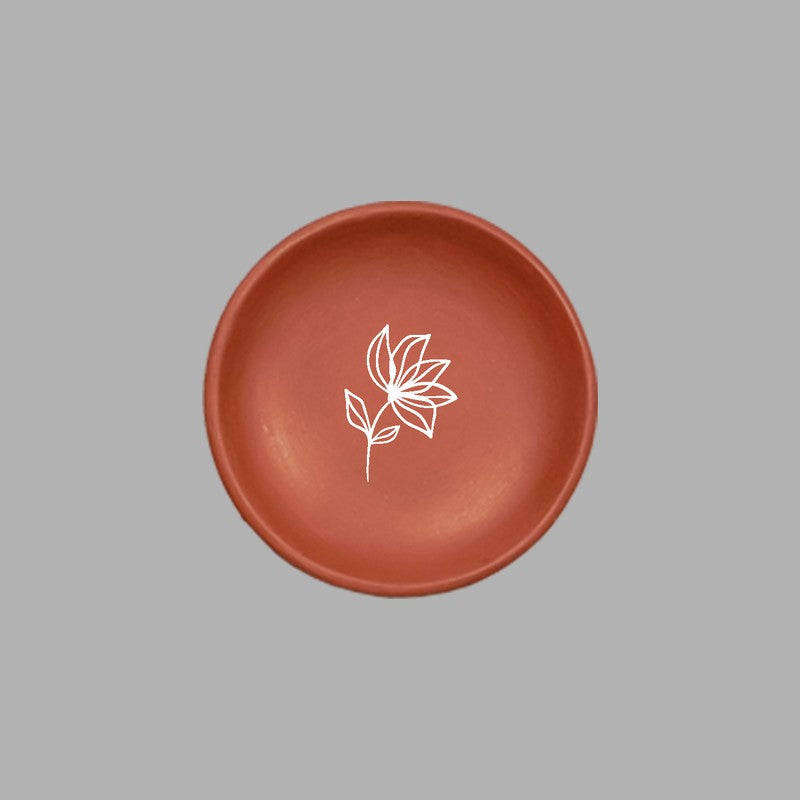 Earthy Blooms Terracotta Wall Plate - Set Of Three media 4