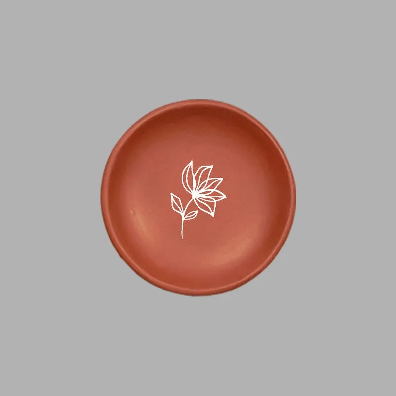 Earthy Blooms Terracotta Wall Plate - Set Of Three media 4