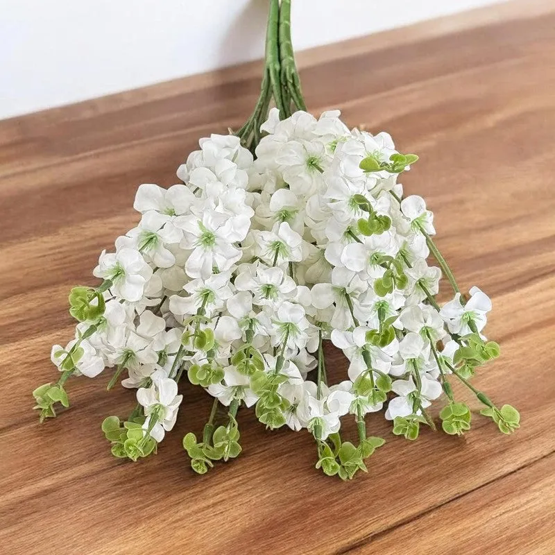 Faux Cherry Blossom Polyester Artificial Flower media 5