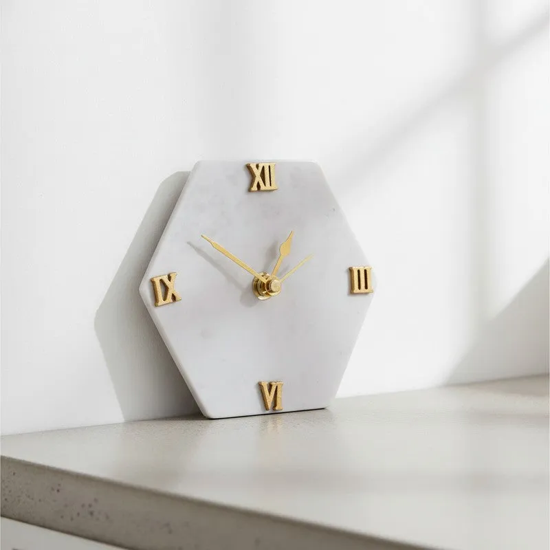 Momentis Hexagon Table Clock media 3