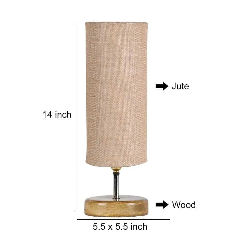 Sand Dune Fabric Table Lamp - Brown media 5