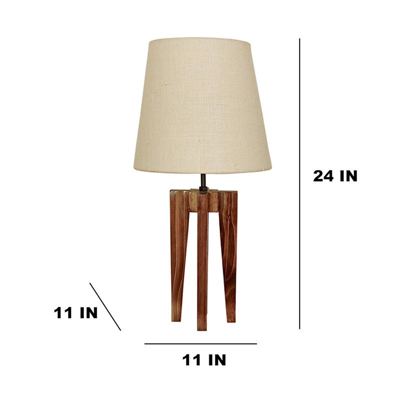 Idylla Jute Table Lamp - Brown,White media 8