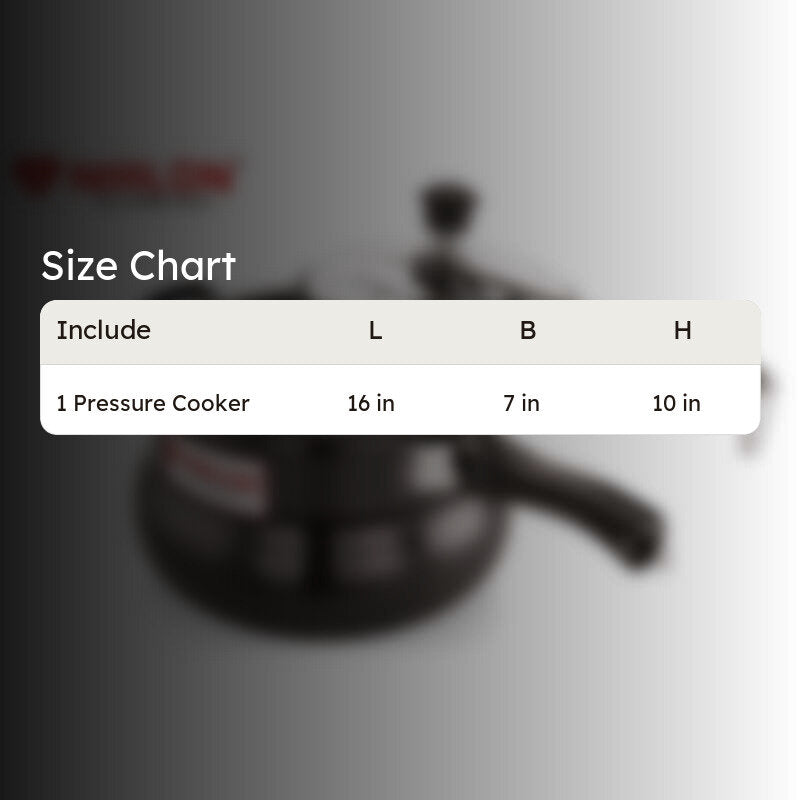 Nirlon Cubix Hard Anodized Pressure Cooker - 5000 mL/ 7 Inches image 9