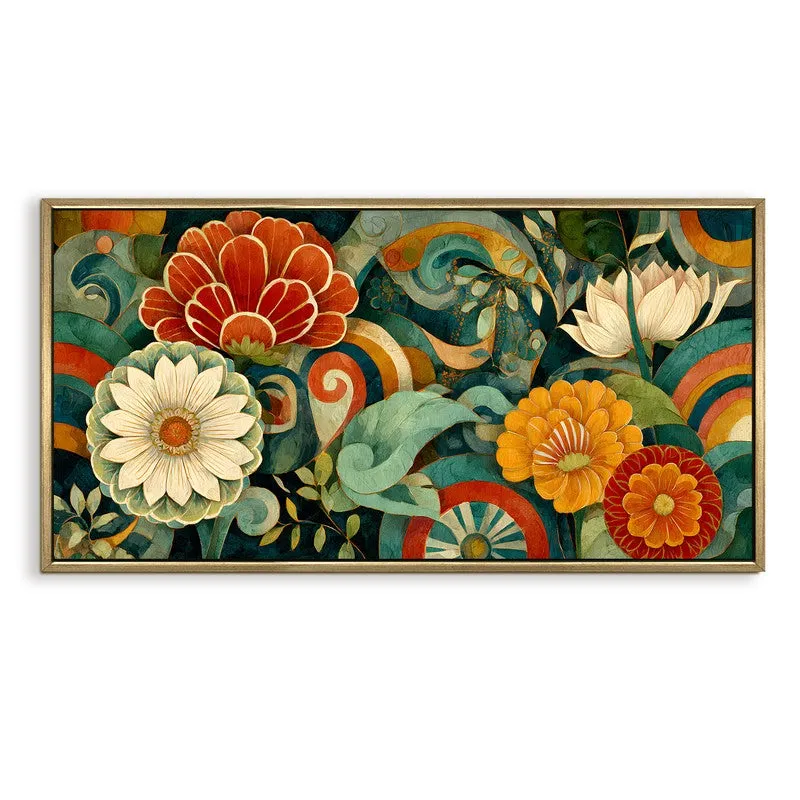 Elysian Canvas Wall Painting With Frame media 3
