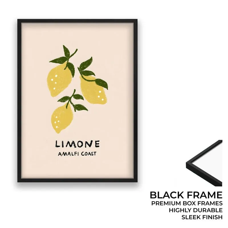 Limone Archival Canvas Wall Art - Black media 8