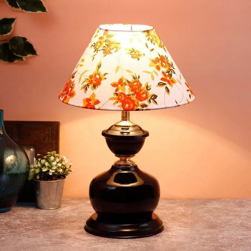 Orange Candy Cotton Table Lamp - Multicolor media 1