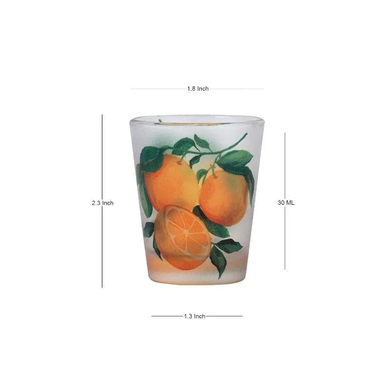Tangerine Shot Glass (30 ml) - Set Of Four media 3