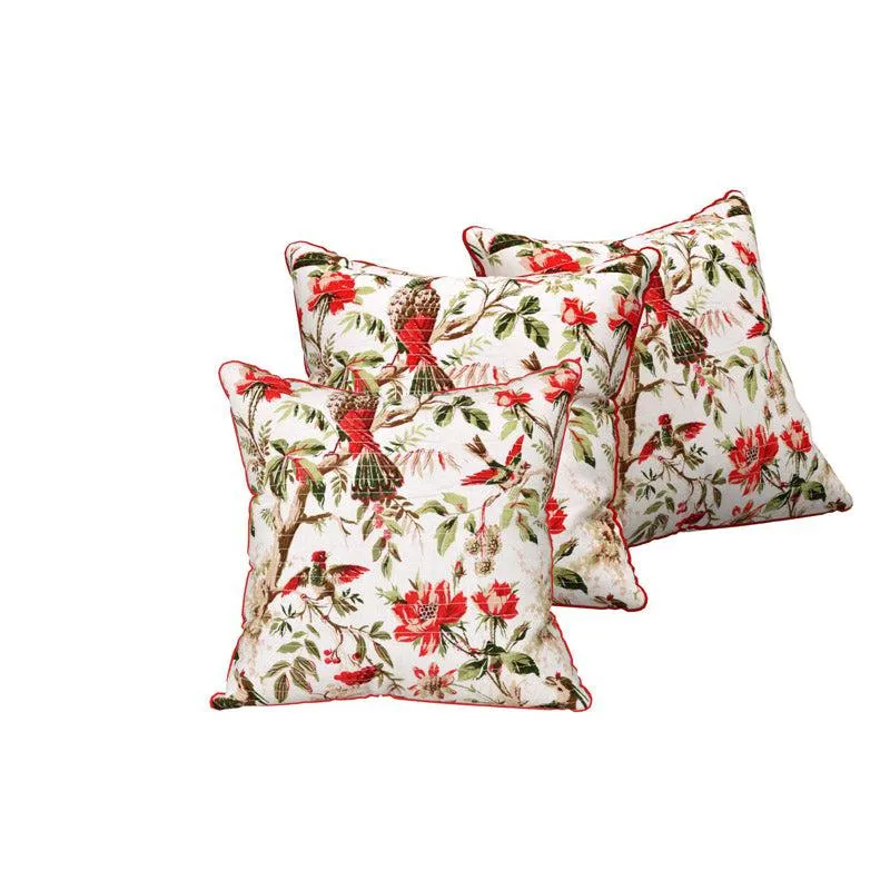 Ramiya Floral Cotton Cushion Cover - Set Of Five media 7
