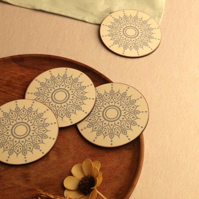 Ambala Floral Coster - Set Of Four