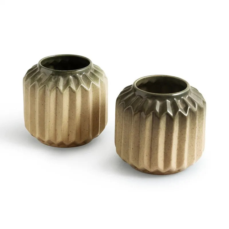 Elara Ceramic Vase - Set Of Two media 3