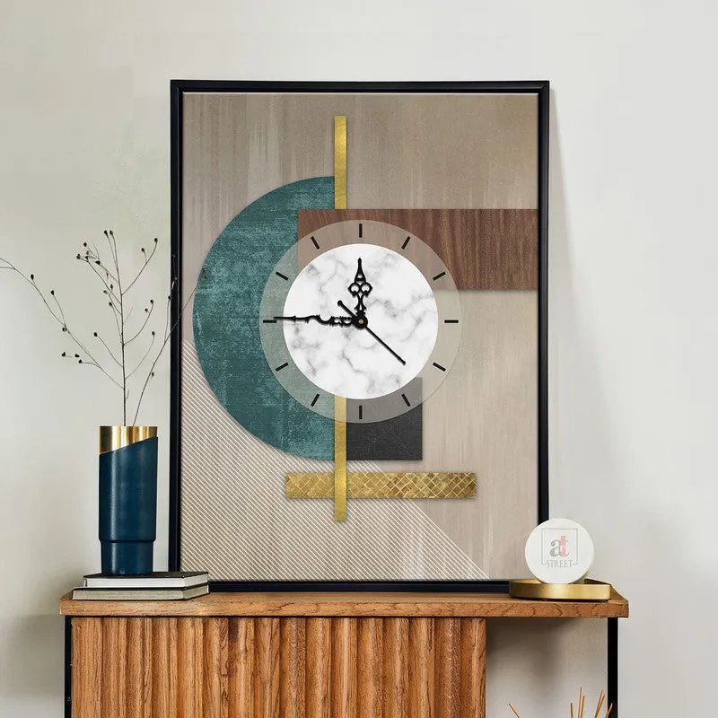 Geowave Wall Art With Clock media 1