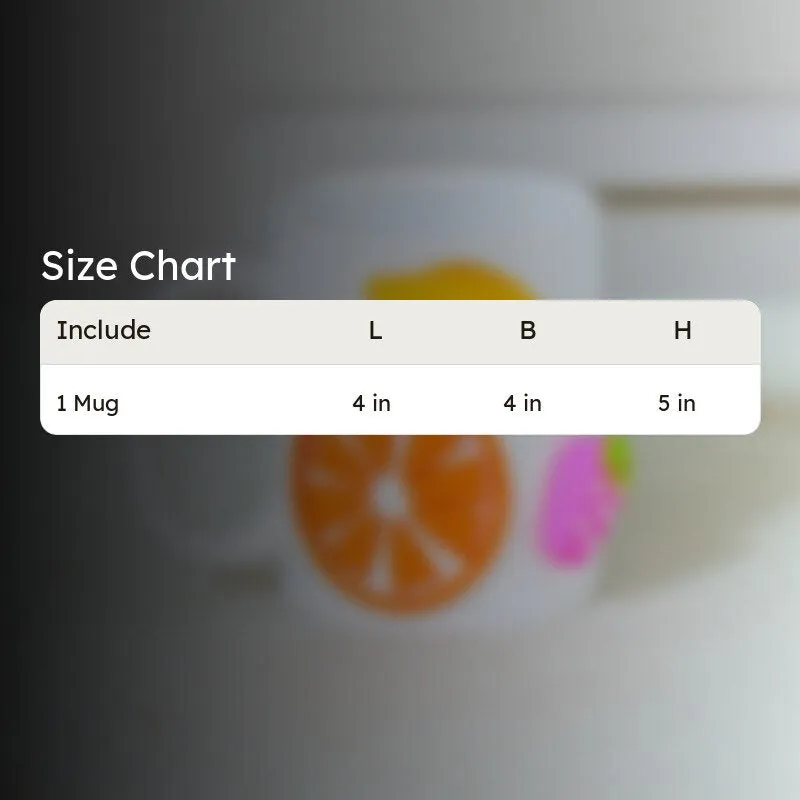 Fruity Ceramic Coffee Mug (350 mL) media 6