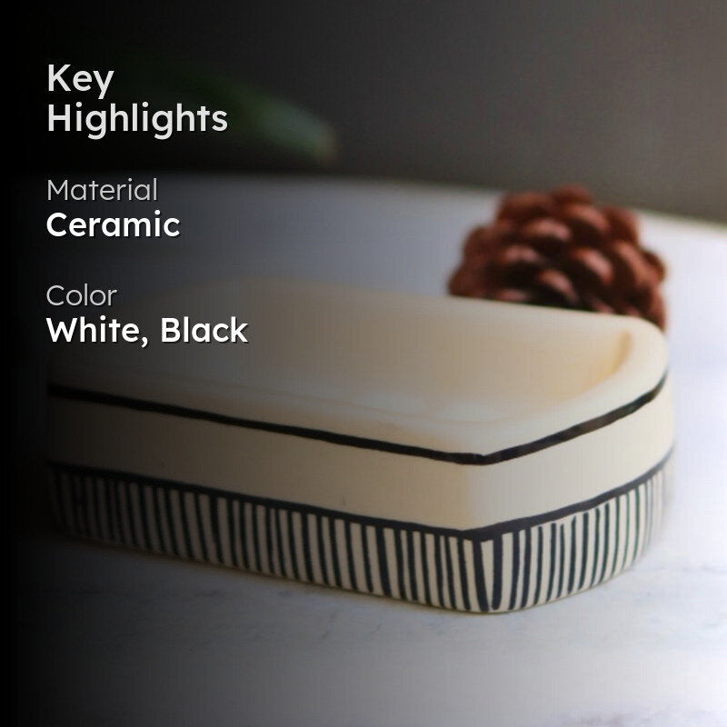 Battista Ceramic Soap Dish media 2