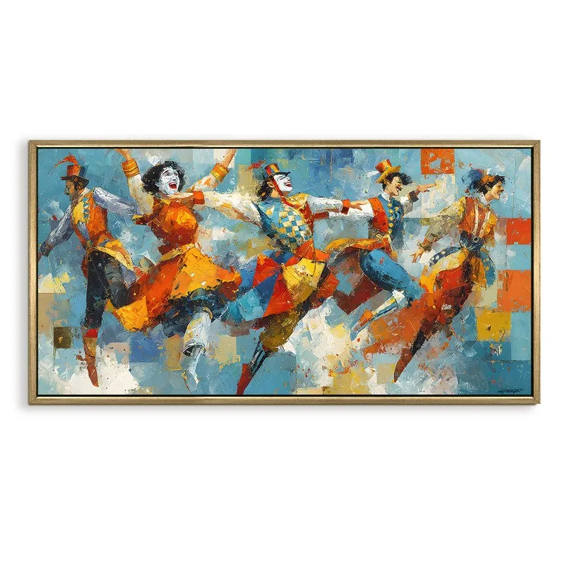 Jubilant Canvas Wall Painting With Frame media 3