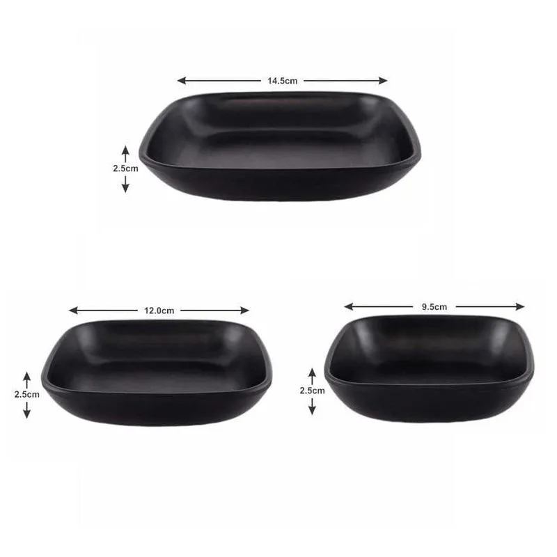 Earthy Attic Bowls (Black) - Set Of Twelve media 5
