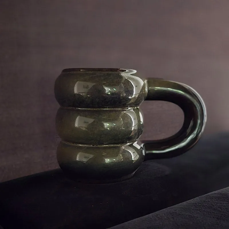 Bubbly Ceramic Coffee Mug (400 mL) media 3