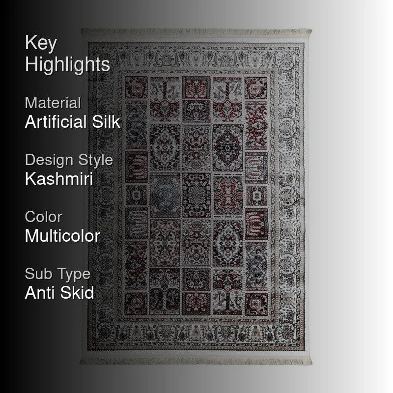 Zafira Art Silk Carpet media 2