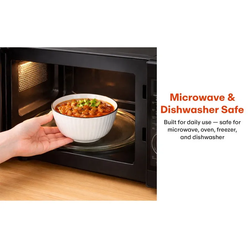 Rioware Grain Touch Ceramic Serving Bowls (700/350 mL Each) - Set of Five media 11