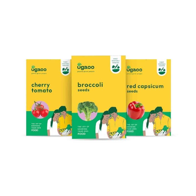 Ugaoo Veges Seeds (Cherry Tomato, Brocolli, Red Capsicum) - Set Of Three media 3