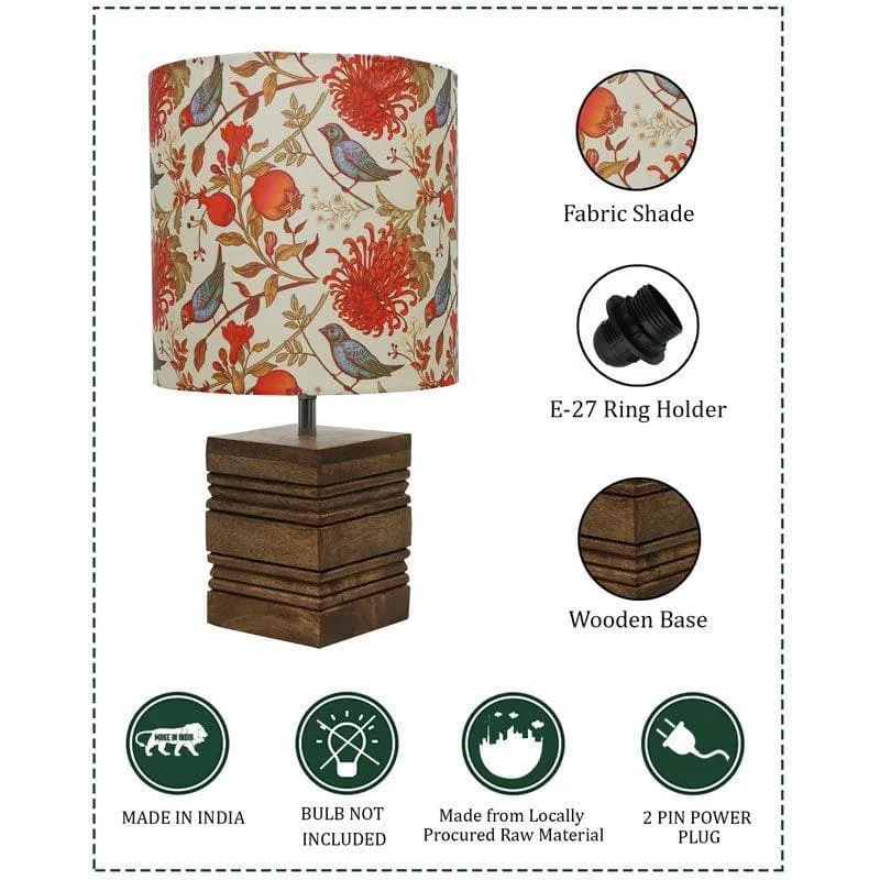 Bloom Cube Fabric Table Lamp - Multicolor media 6