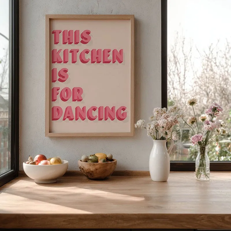 DancingKitchen Archival Canvas Wall Art - Brown media 6